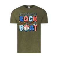 Vintage Olive were just here to rock the boat Vintage Tee - MaliasSmallBusiness