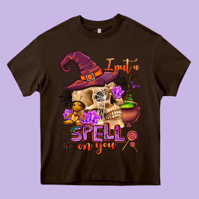 I Put A Spell On You Heavy Core Tee Designed By Adodesignshop