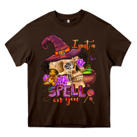 Chocolate Brown i put a spell on you Heavy Core Tee - AdoDesignShop