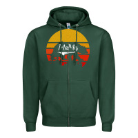 Sports Green Mama Bear Zipper Hoodie - Bettercallsaul
