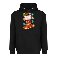 Black christmas Heavyweight Hoodie - CowGirlArtShop