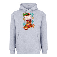 Heather Grey christmas Heavyweight Hoodie - CowGirlArtShop