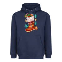 Navy christmas Heavyweight Hoodie - CowGirlArtShop
