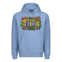 Colony Blue happy mardi gras yall Premium Hoodie - CowGirlArtShop