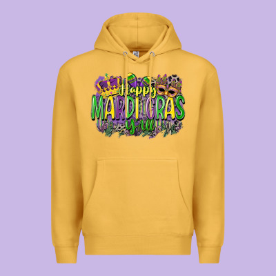 Happy Mardi Gras Yall Premium Hoodie Designed By Cowgirlartshop