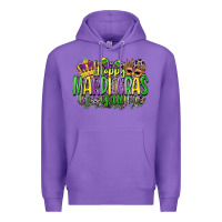 Purple happy mardi gras yall Premium Hoodie - CowGirlArtShop