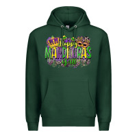 Sports Green happy mardi gras yall Premium Hoodie - CowGirlArtShop