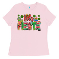 Bubblegum Pink let's fiesta Ladies Tee - JahusDesignShop