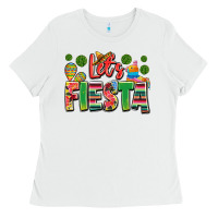 White let's fiesta Ladies Tee - JahusDesignShop