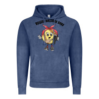 Vintage Denim boujee ballpark babe Vintage Hoodie - MaliasSmallBusiness