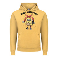 Vintage Mustard boujee ballpark babe Vintage Hoodie - MaliasSmallBusiness