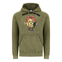 Vintage Olive boujee ballpark babe Vintage Hoodie - MaliasSmallBusiness
