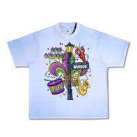 Grape Ice new orleans mardi gras streets Urban Heavy Tee - MaliasSmallBusiness