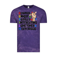 Cloud Purple always unique autism Vintage Tee - MaliasSmallBusiness