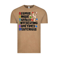 Vintage Coffee always unique autism Vintage Tee - MaliasSmallBusiness