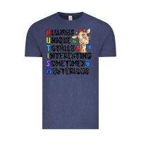Vintage Denim always unique autism Vintage Tee - MaliasSmallBusiness