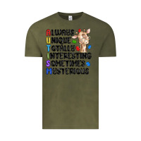 Vintage Olive always unique autism Vintage Tee - MaliasSmallBusiness
