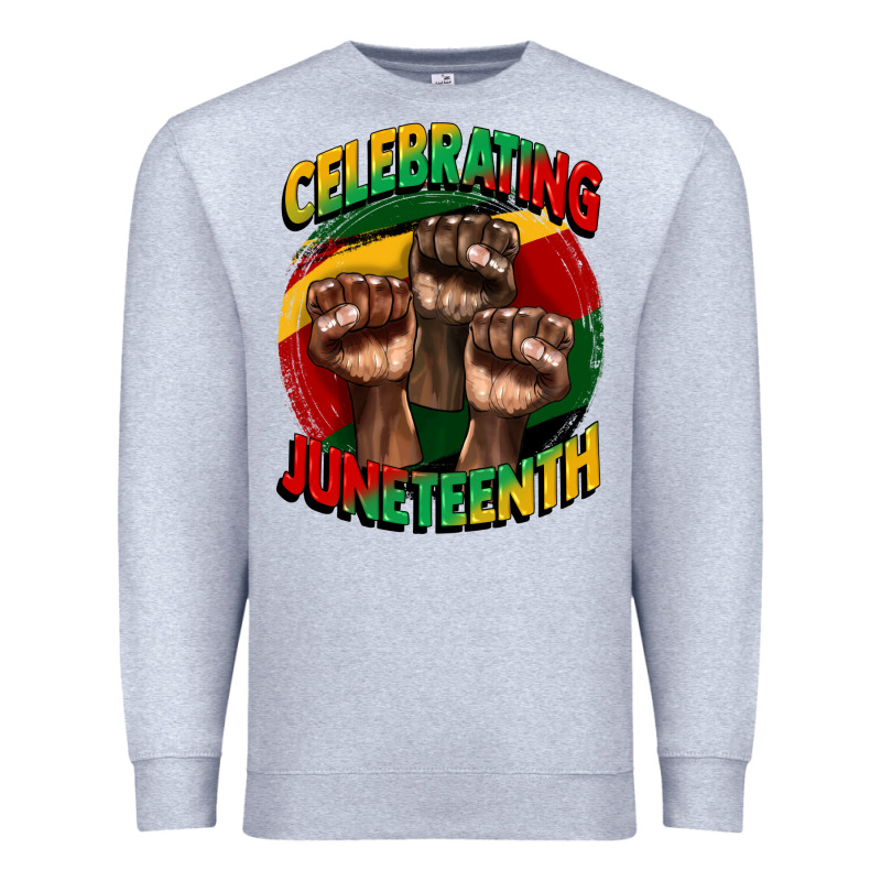 Im Celebrating Juneteenth  (1) Premium Sweatshirt by CowGirlArtShop | Teevron