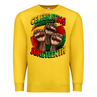 Lemon im celebrating juneteenth  (1) Premium Sweatshirt - CowGirlArtShop