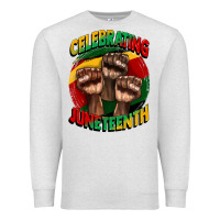 Oatmeal Heather im celebrating juneteenth  (1) Premium Sweatshirt - CowGirlArtShop