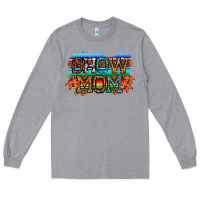 Heather Grey show mom led light Long Sleeve Tee - JahusDesignShop