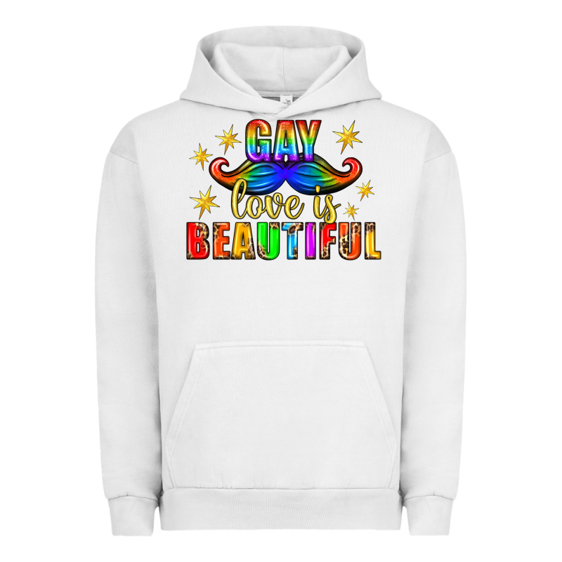 Gay Love Is Beautiful Pride Lgbtq Urban Hoodie by BundleAndBundleShop | Teevron