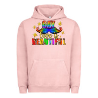 Pigment Salmon Gay Love Is Beautiful Pride Lgbtq Urban Hoodie - BundleAndBundleShop