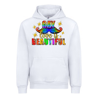 White Gay Love Is Beautiful Pride Lgbtq Urban Hoodie - BundleAndBundleShop