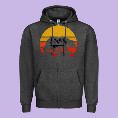 Mama Bear Zipper Hoodie Designed By Bettercallsaul