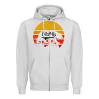 Dove Grey Mama Bear Zipper Hoodie - Bettercallsaul
