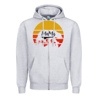 Heather Grey Mama Bear Zipper Hoodie - Bettercallsaul