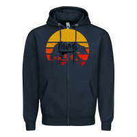 Navy Mama Bear Zipper Hoodie - Bettercallsaul