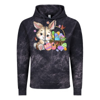 Cloud Black easter bunny Vintage Hoodie - MaliasSmallBusiness
