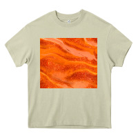 Mossy orange glitter Heavy Core Tee - JahusDesignShop
