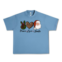 Pebble Blue peace love eagles royal blue Urban Heavy Tee - AdoDesignShop