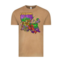 Vintage Camel mardi gras louisiana map Vintage Tee - MaliasSmallBusiness