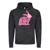 Vintage Black happy easter rabbit Vintage Hoodie - MaliasSmallBusiness