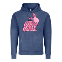 Vintage Denim happy easter rabbit Vintage Hoodie - MaliasSmallBusiness