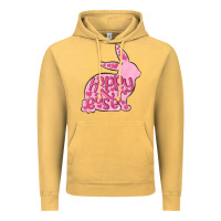 Vintage Mustard happy easter rabbit Vintage Hoodie - MaliasSmallBusiness