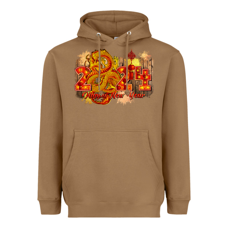 Year Of The Dragon Chinese New Year 2024 Heavyweight Hoodie by CowGirlArtShop | Teevron
