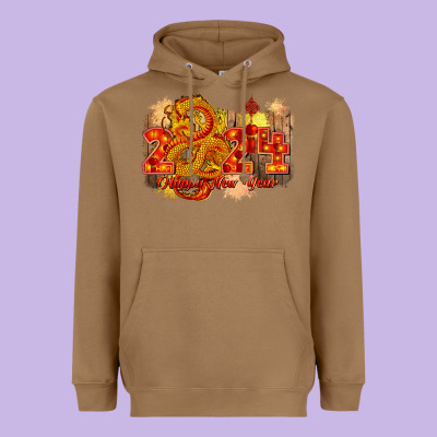 Year Of The Dragon Chinese New Year 2024 Heavyweight Hoodie Designed By Cowgirlartshop