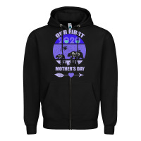 Black Our First Baby Mama Mother s Day Zipper Hoodie - Bettercallsaul