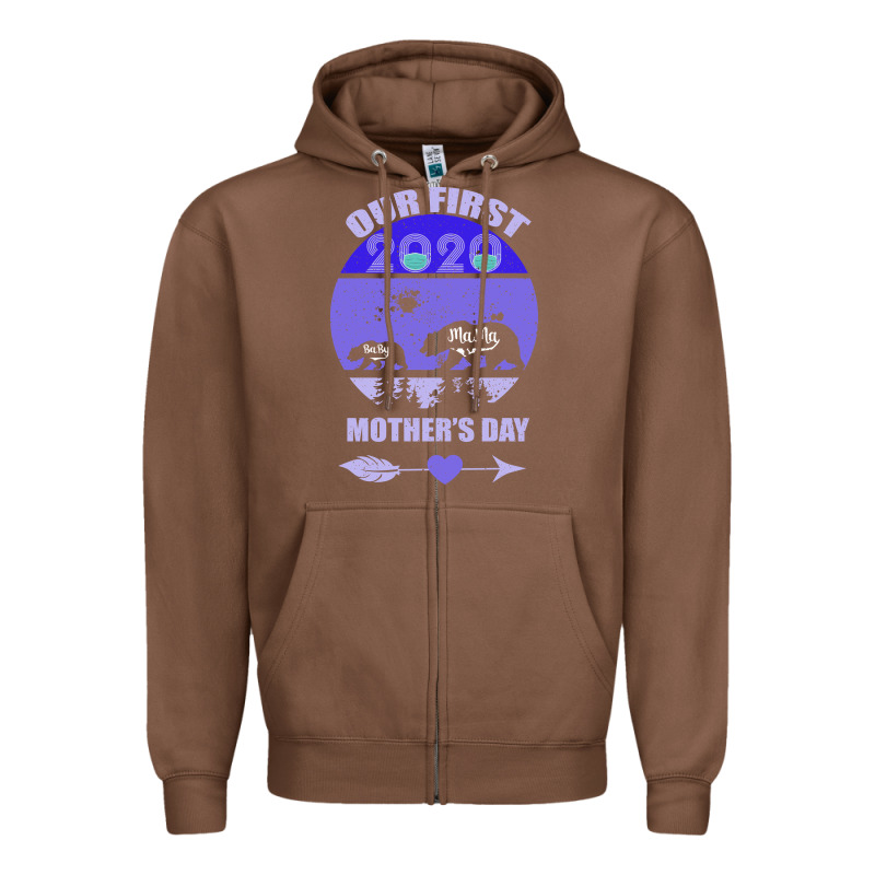 Our First Baby Mama Mother S Day Zipper Hoodie by Bettercallsaul | Teevron