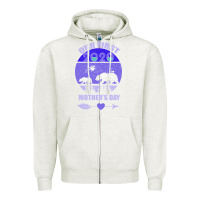 Oatmeal Heather Our First Baby Mama Mother s Day Zipper Hoodie - Bettercallsaul