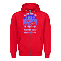 Red Our First Baby Mama Mother s Day Zipper Hoodie - Bettercallsaul