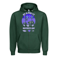 Sports Green Our First Baby Mama Mother s Day Zipper Hoodie - Bettercallsaul