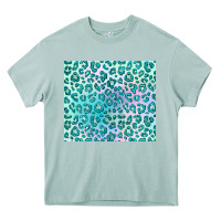 Arona turquoise leopard glitter Heavy Core Tee - JahusDesignShop