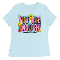 Baby Blue you are enough Ladies Tee - JahusDesignShop