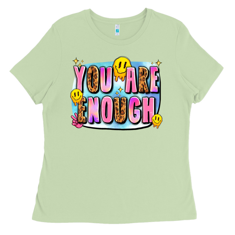 You Are Enough Ladies Tee by JahusDesignShop | Teevron