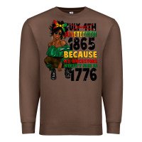 Chestnut juneteenth 1865 because my ancestors Premium Sweatshirt - CowGirlArtShop